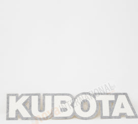 Kubota Decal - Black Trim 7558058450