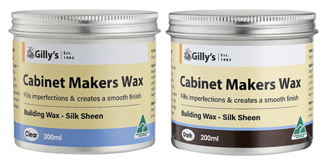 Gilly's Cabinet Makers Wax Dark and Clear