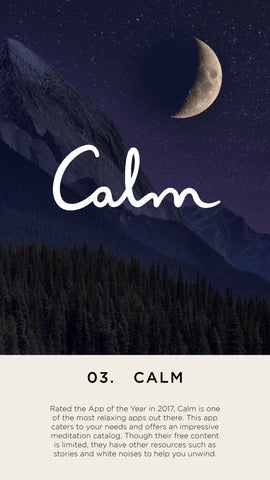 Calm meditation app