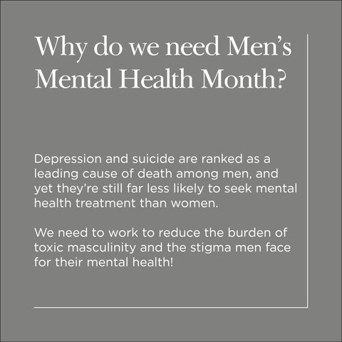 Why do we need Men's Mental Health Month
