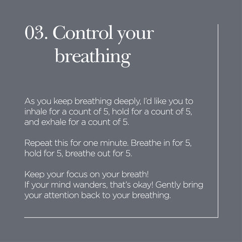 Ground your breathing