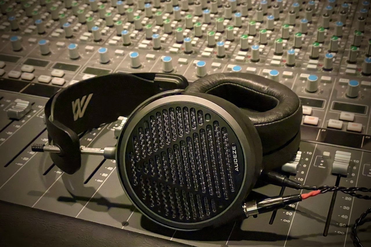 Audeze MM-500 headphones on mixing table