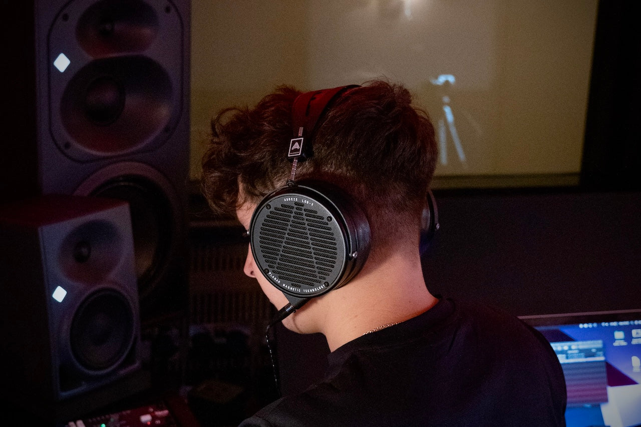 Will Reeves wearing Audeze LCD-X Headphones