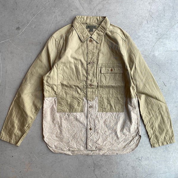 Nigel Cabourn UTILITY SHIRT MIX 46カーキ 新品 www.krzysztofbialy.com