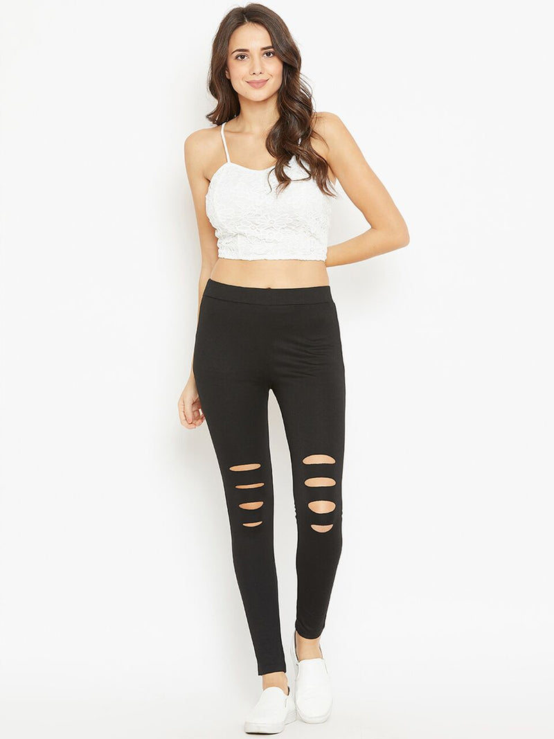 jeggings and crop tops