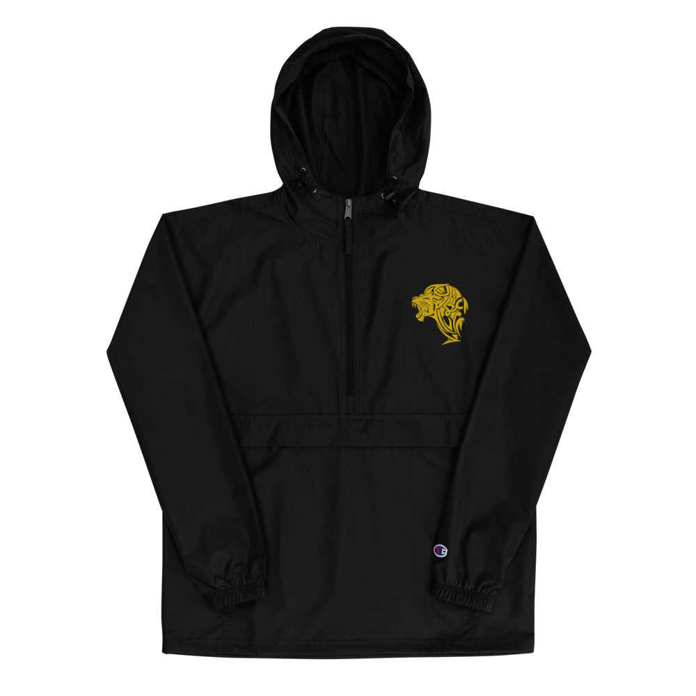 champion packable jacket black