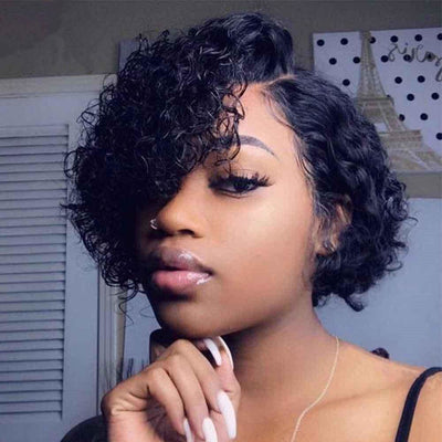 bob cut lace wigs