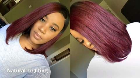 Perfect For Summer----Gorgeous Ombré Bob Lace Front Wig