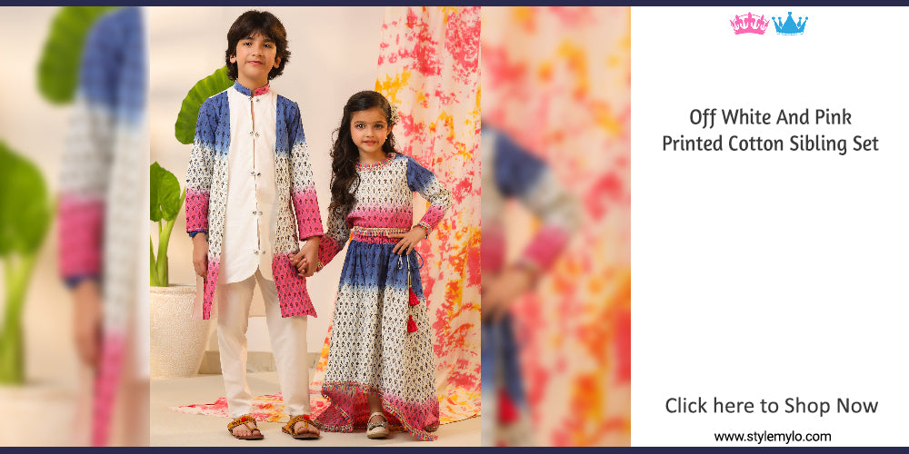 Stylemylo: Sibling Dresses | Matching Indian Dresses for Brother Sister