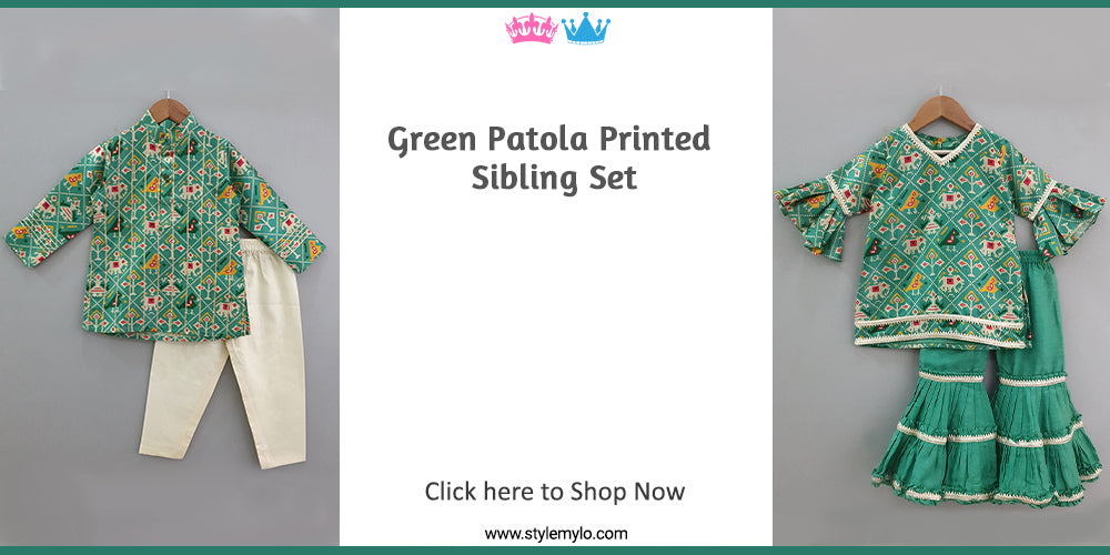 Sibling Dresses | Brother Sister Matching Indian Dresses for Kids