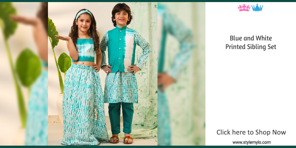 Stylemylo: Sibling Dresses | Matching Indian Dresses for Brother Sister