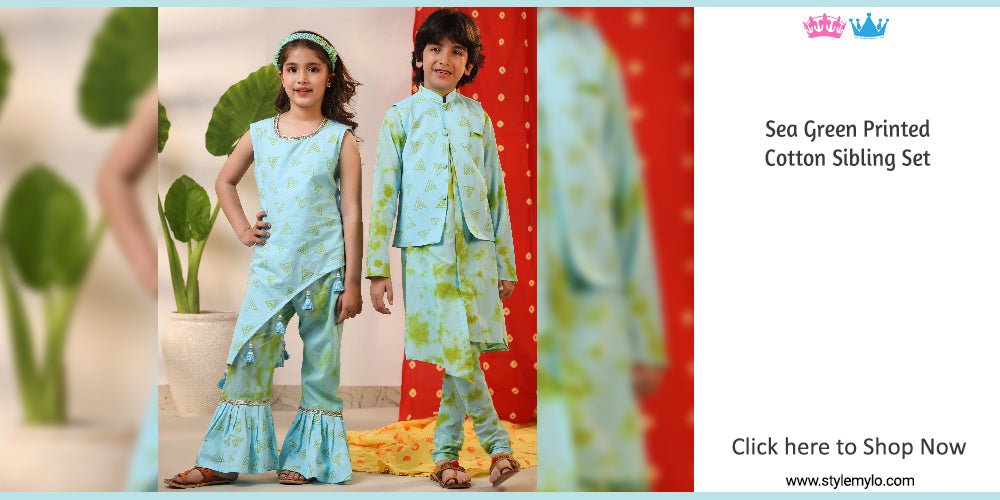 Stylemylo: Sibling Dresses | Matching Indian Dresses for Brother Sister