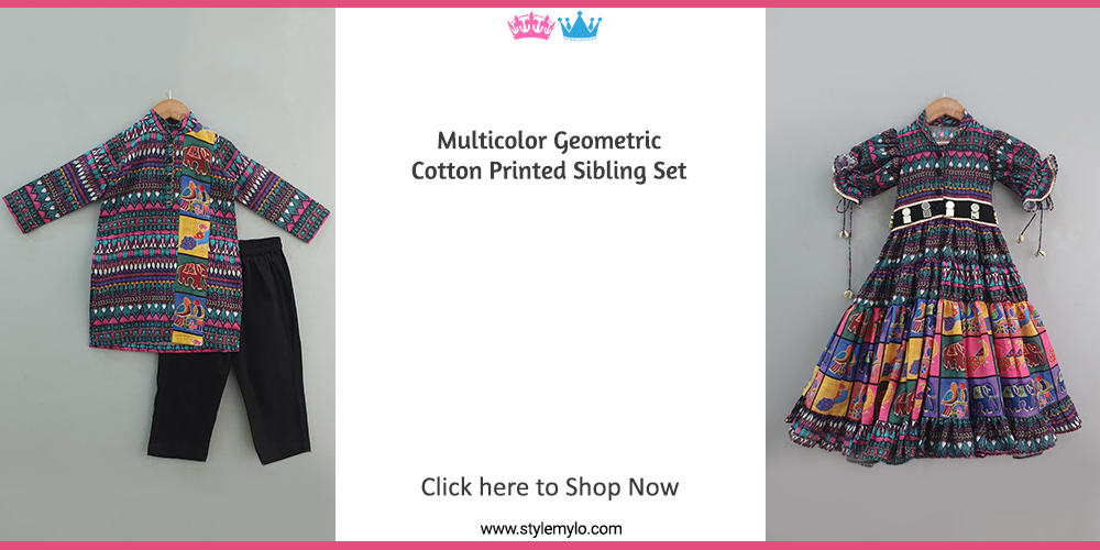 Sibling Dresses | Brother Sister Matching Indian Dresses for Kids