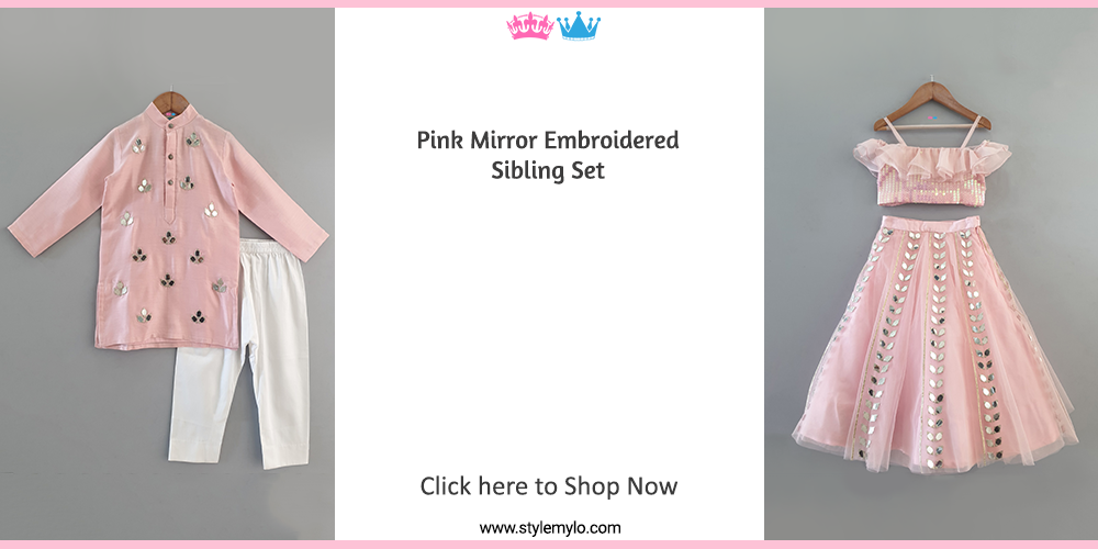 Sibling Dresses | Brother Sister Matching Indian Dresses for Kids