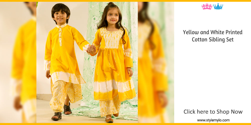 Sibling Dresses | Matching Indian Dresses for Brother Sister