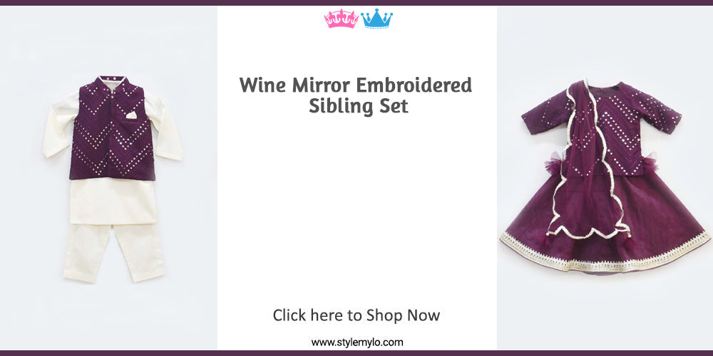 Stylemylo: Sibling Dresses | Matching Indian Dresses for Brother Sister