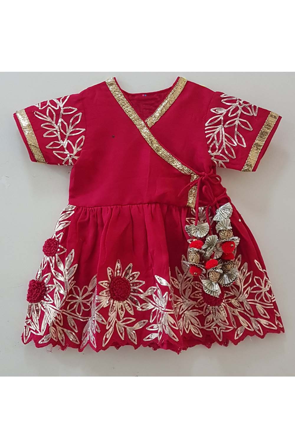 angrakha frock for baby girl