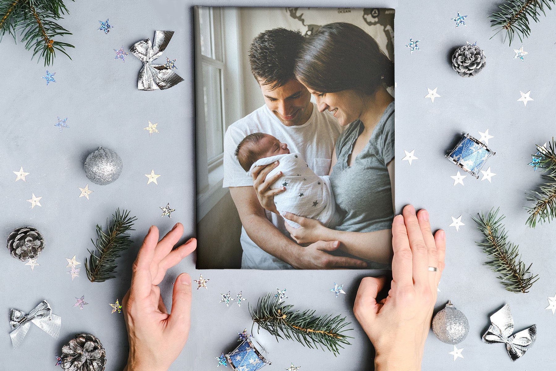 Family Photo Printed on Canvas: Holiday Gift Guide 2021