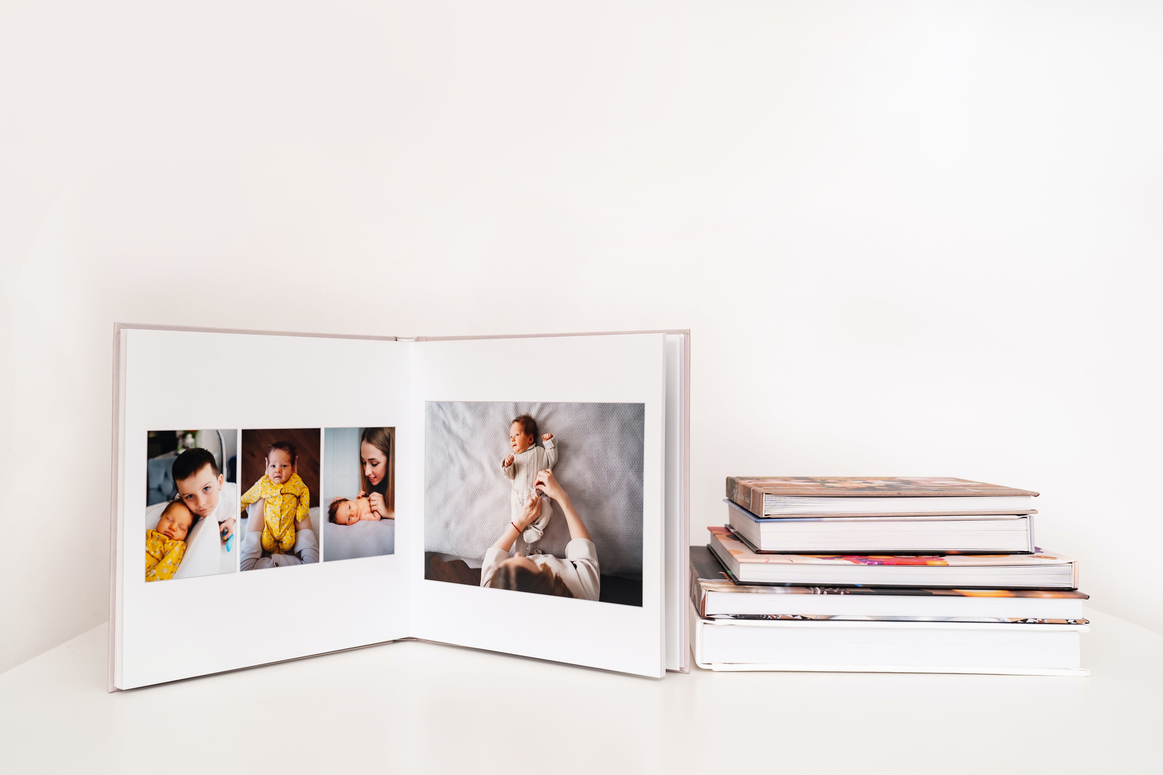 Collection of Hardcover Family Photo Books