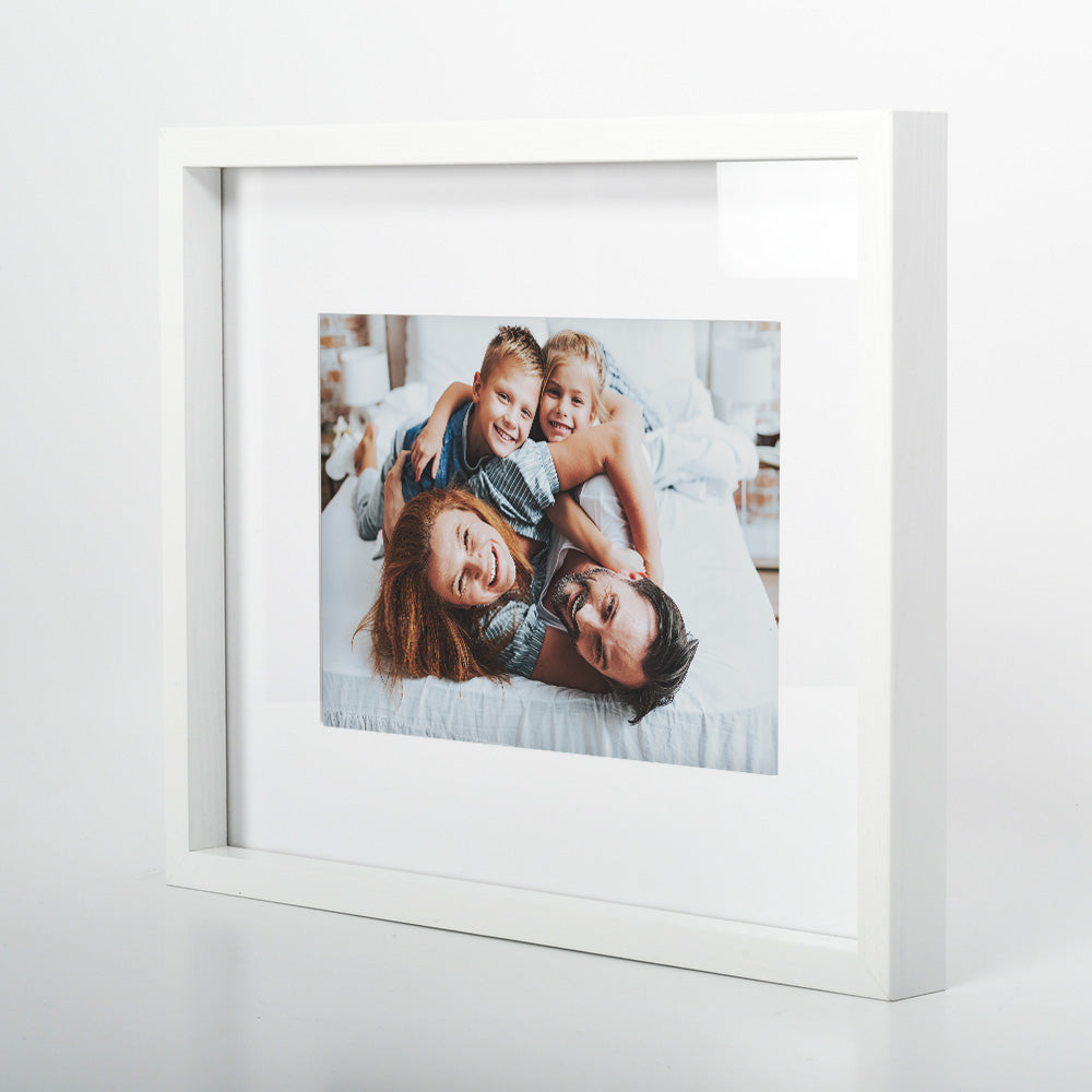 Crisp White Loft Framed Print - Mother's Day Gift Ideas for 2024