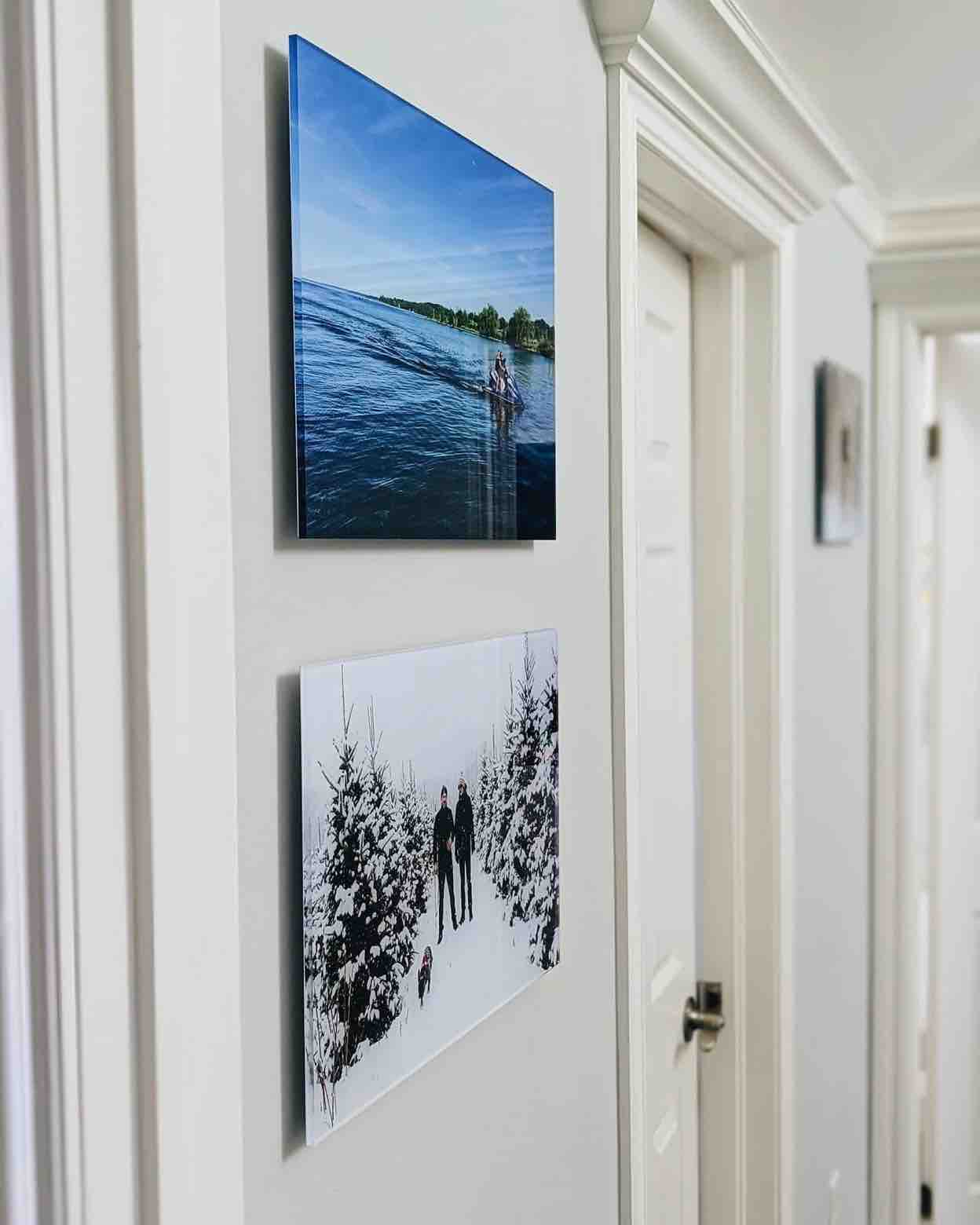 Two Acrylic Prints Displayed in Posterjack Customer's Home