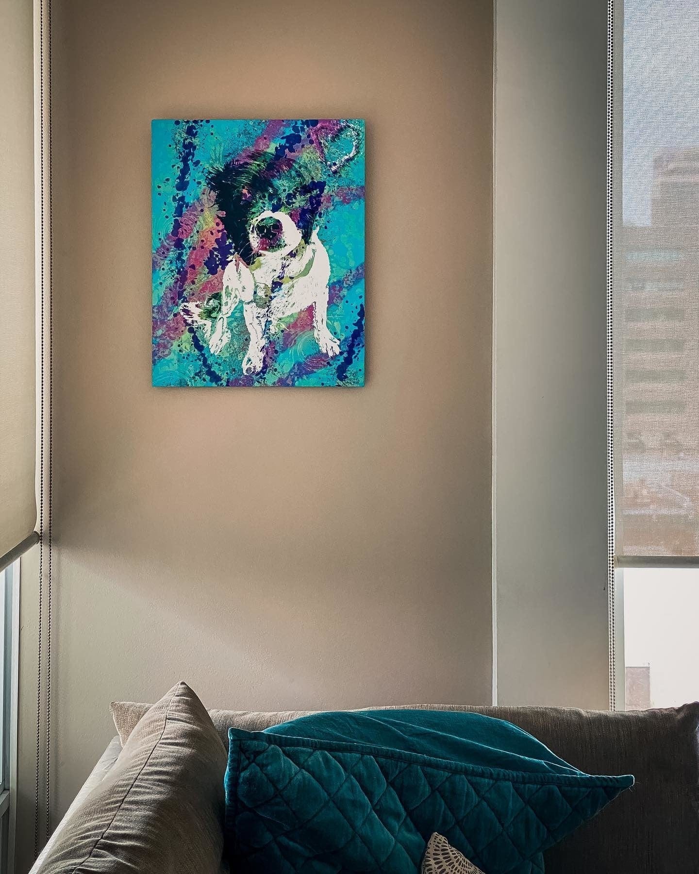 Dog Art Printed on Metal - Posterjack Customer Photo