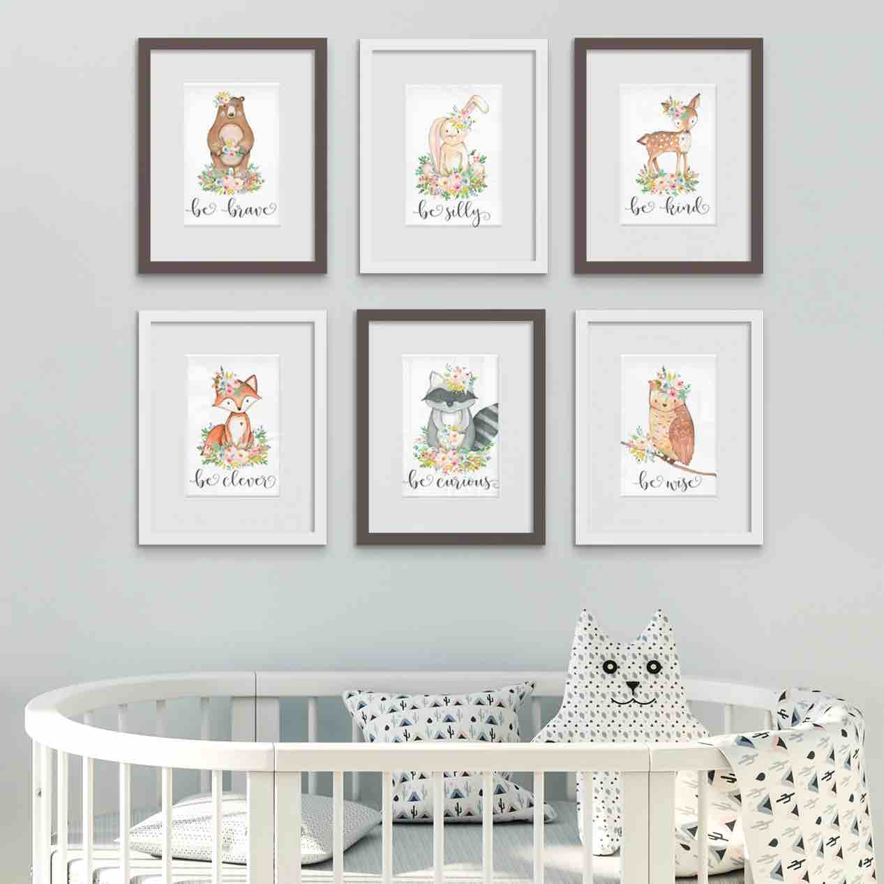 Woodland Animals Etsy Digital Downloads Printed and Framed by Posterjack