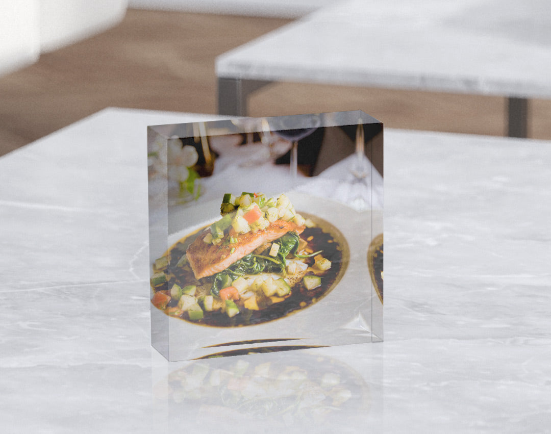 Food Photo Art Printed on Posterjack Acrylic Block