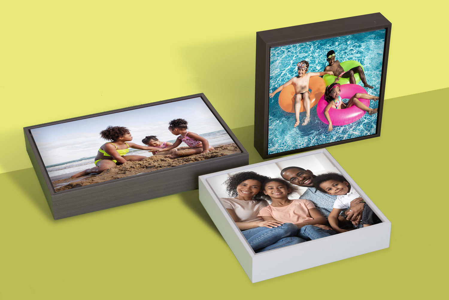 Examples of Floating Frames - Gallery Boxes by Posterjack Canada