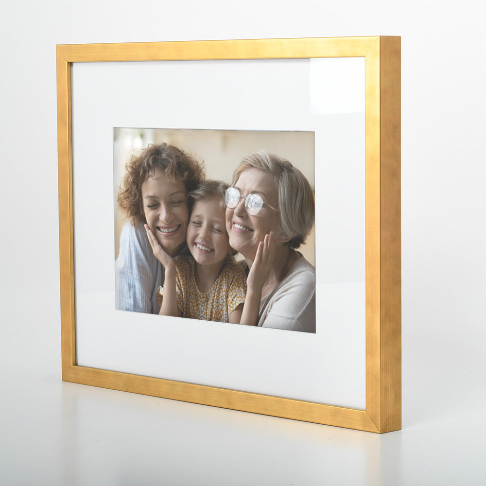 Gorgeous Gold Metallic Framed Photo: Mother's Day Gift Ideas