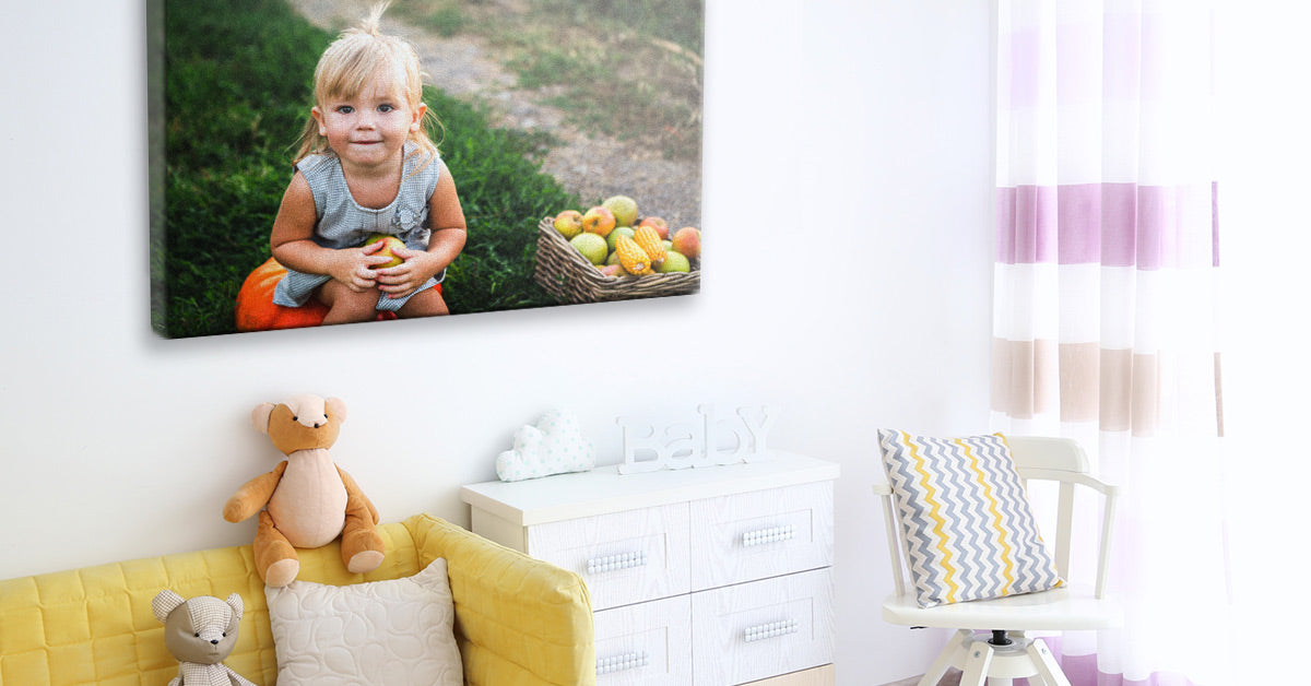 Photo of Child Printed on Canvas by Posterjack Canada