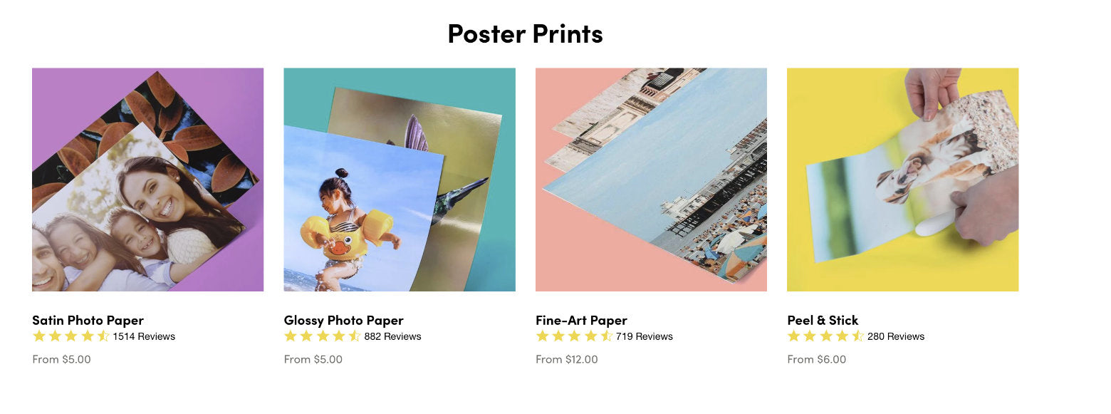 Poster Printing Options from Posterjack Canada