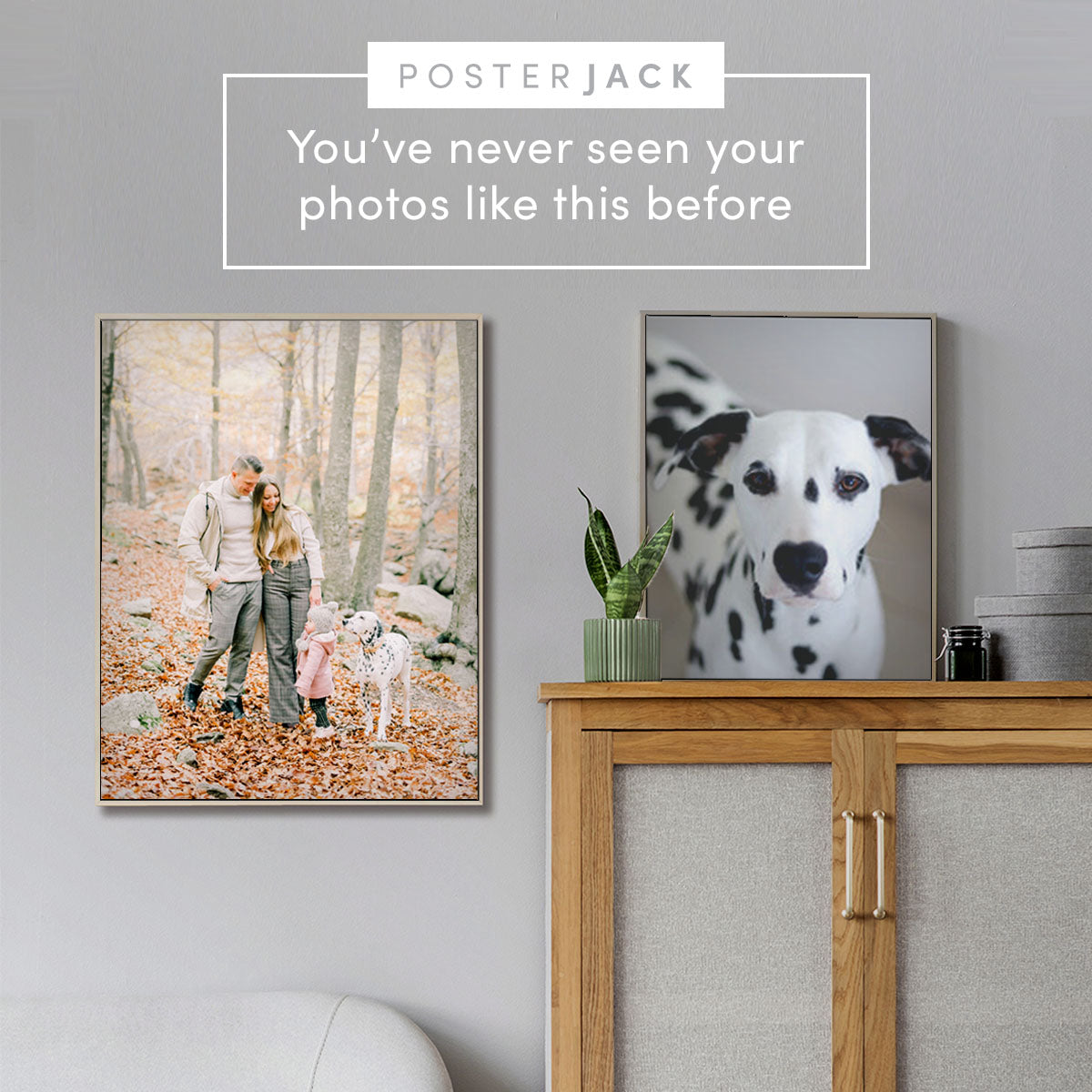Posterjack Lifestyle Sharable Graphic square - family photography prints