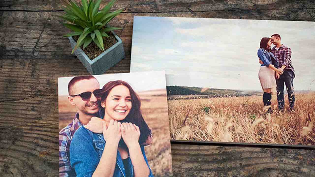 Photo of Couple Printed on Wood by Posterjack Canada