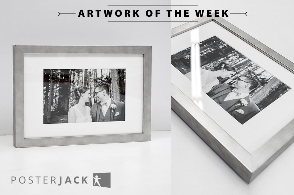 Black and White Wedding Photography Printed and Framed using Posterjack