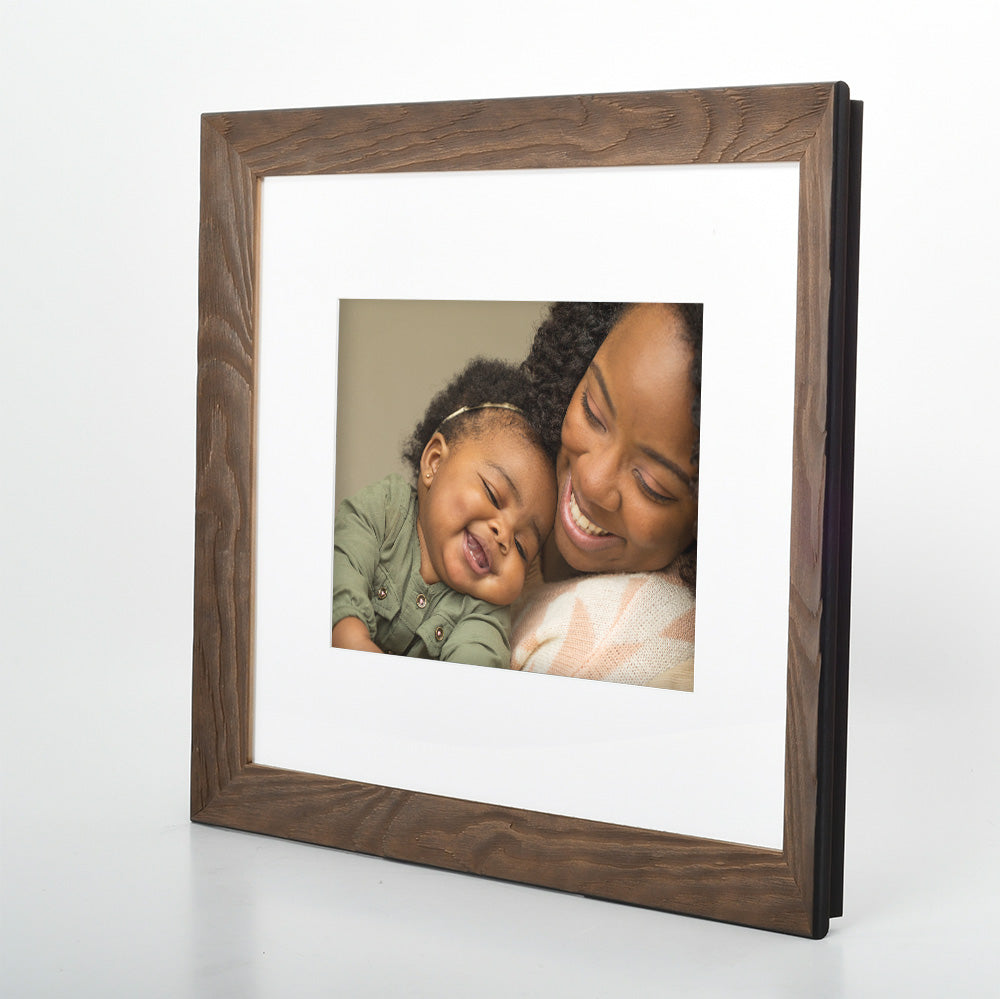 Rustic Brown Barnwood Framed Photo - Mother's Day Gift Ideas