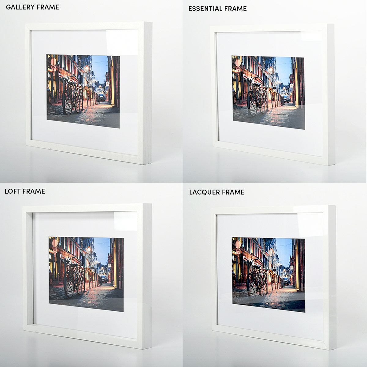 White Picture Frames - Posterjack Canada Custom Framed Photo Options