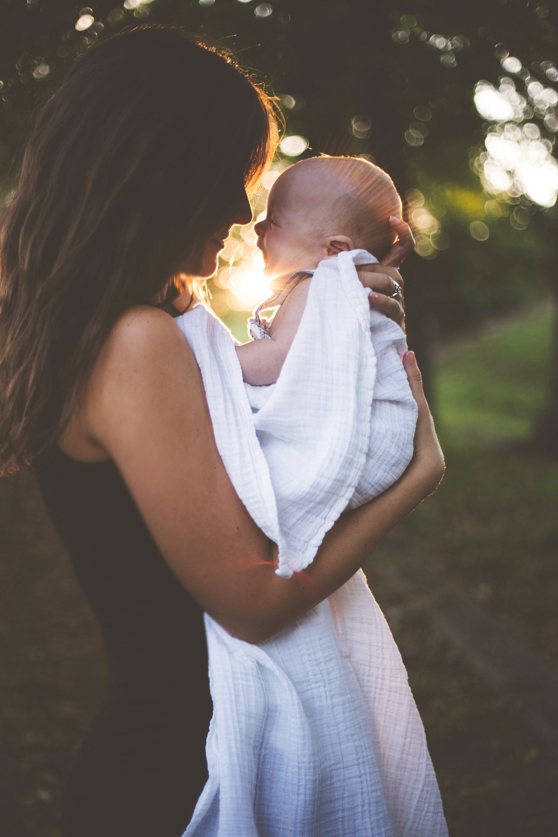 Photo of mother and child using natural lighting