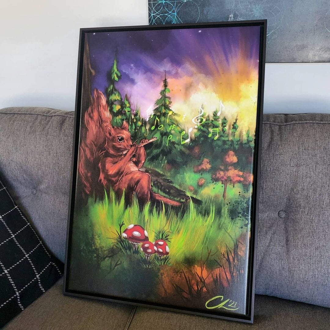 Painting printed on canvas - Posterjack customer photo