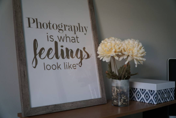 Winter decorating with inspirational quotes and Posterjack prints