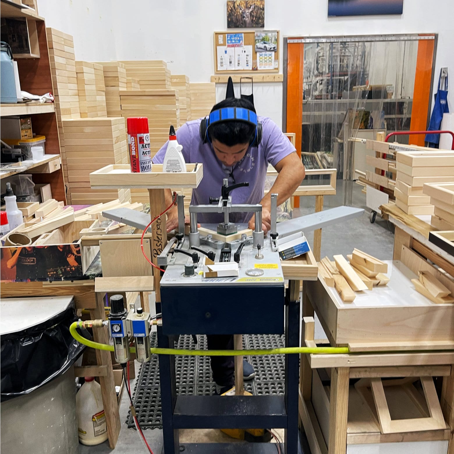 Making Framed Prints in the Toronto Print Shop