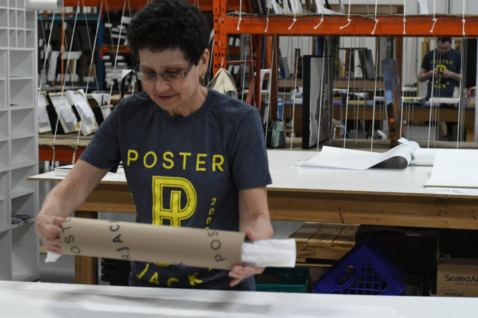 Packaging a Poster Print to Ship from Toronto Print Shop
