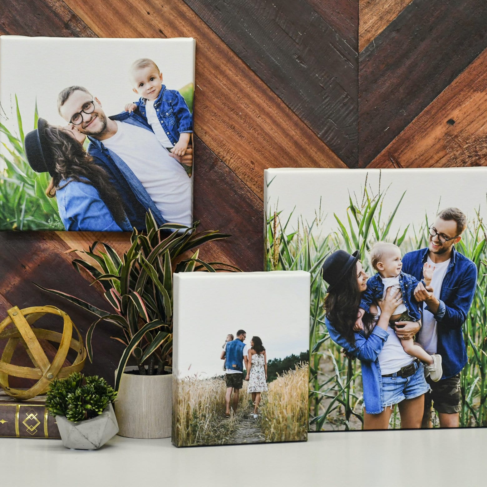 Mother's Day Photo Gifts for 2024: Set of Three Canvas Prints