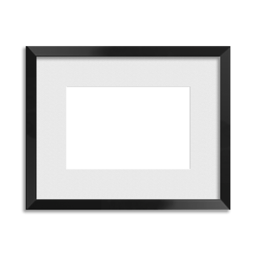 Lacquer Frame // Liquid Black – Posterjack