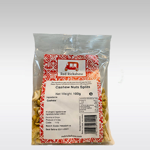 Red Rickshaw Cashews Split - 1 Kg