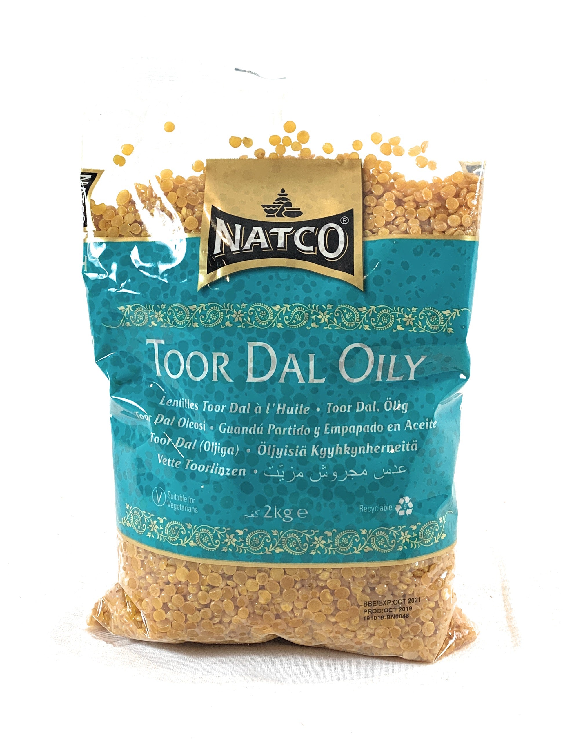 Natco Oily Toor Dal 2 Kg