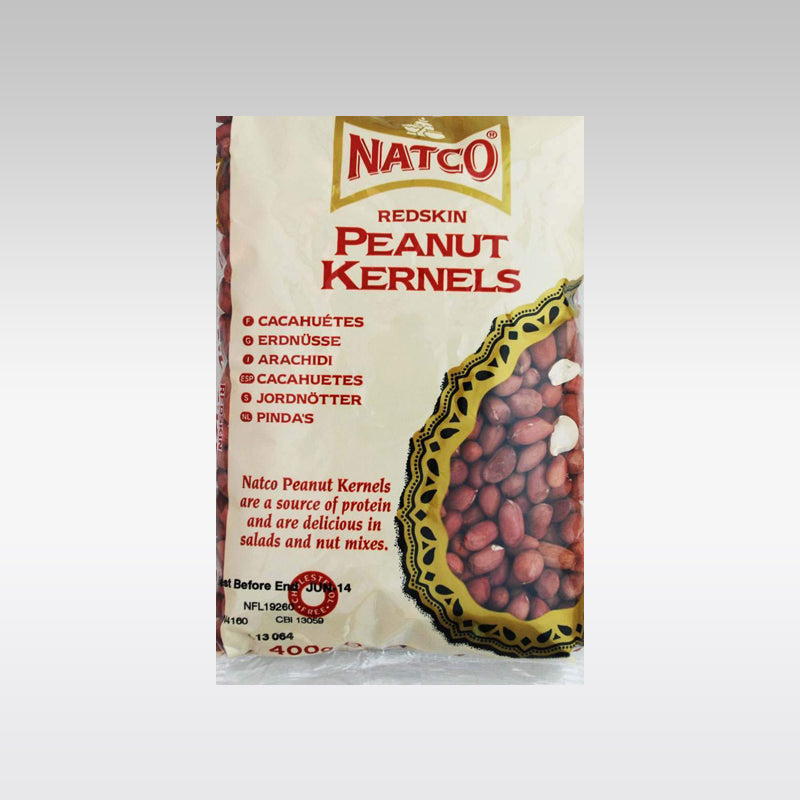 Natco Red Peanut Kernel with Skin 400g