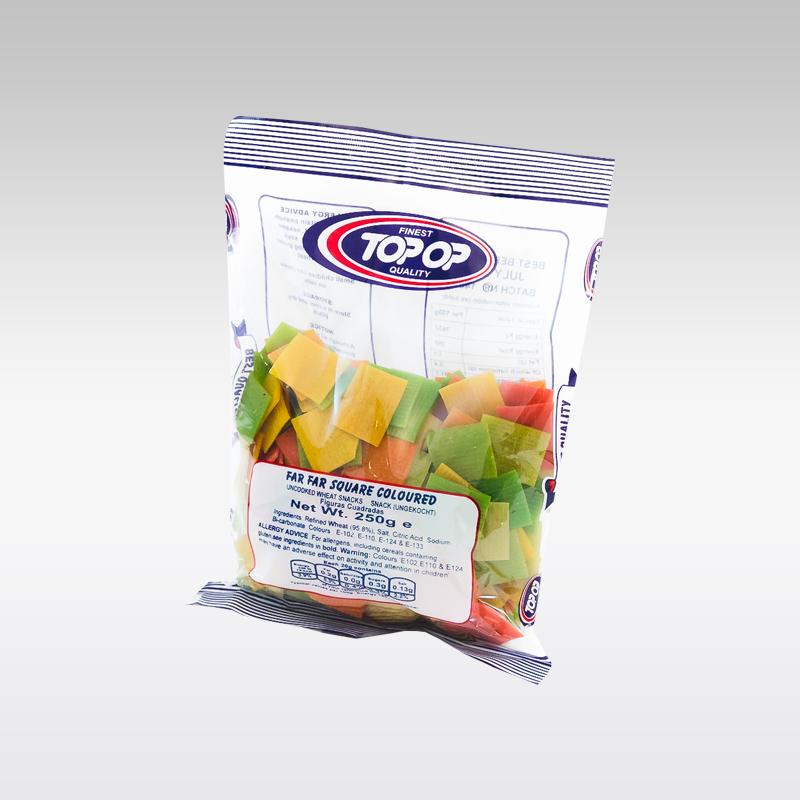 Top-op Far Far Squares Coloured 250g