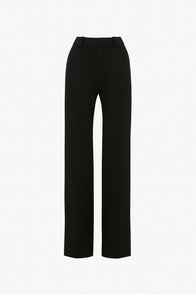 Victoria Beckham Tailored Straight Leg Trouser In Black 14