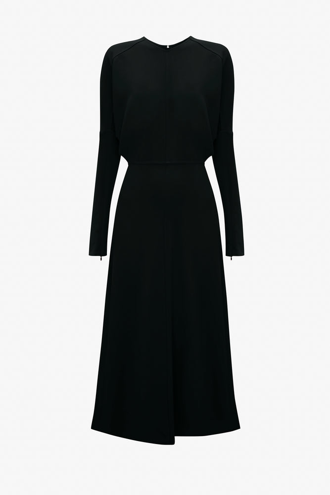 Victoria Beckham Dolman Midi Dress in Black 16